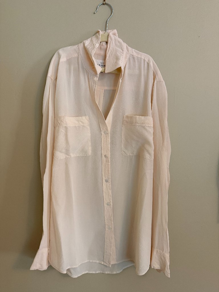 Szane Silk Button Down
